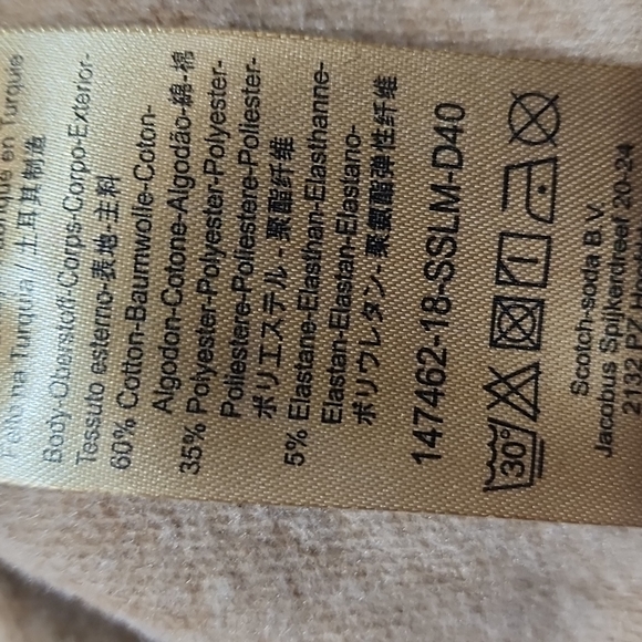 Scotch & Soda Brown 'Born to Love' Sweater - Picture 6 of 10